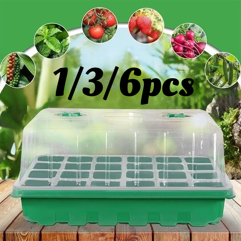 Humidity Dome Kit - 1/3/6 adetlik Fide Yetiştirme Seti -