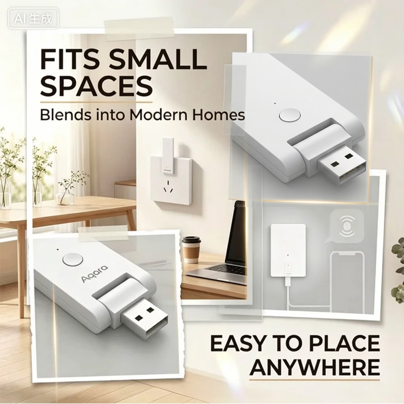 Aqara Hub E1 Mini, USB ile Çal - Xiaomi Hub Mijia Hub incelemesi ve fiyatı